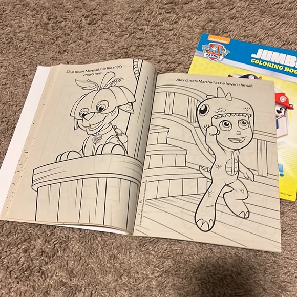 2 Paw Patrol Coloring Books * 2 EUC PreOwned Kids Coloring Books - Picture 6 of 10